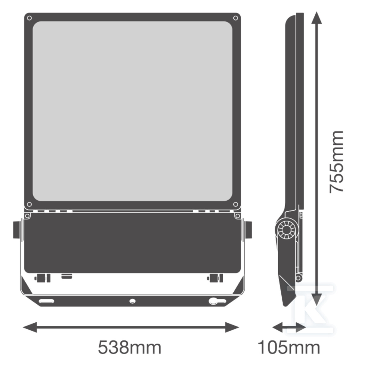 Naświetlacz dużej mocy FL FLEX P 450W - 4099854374029