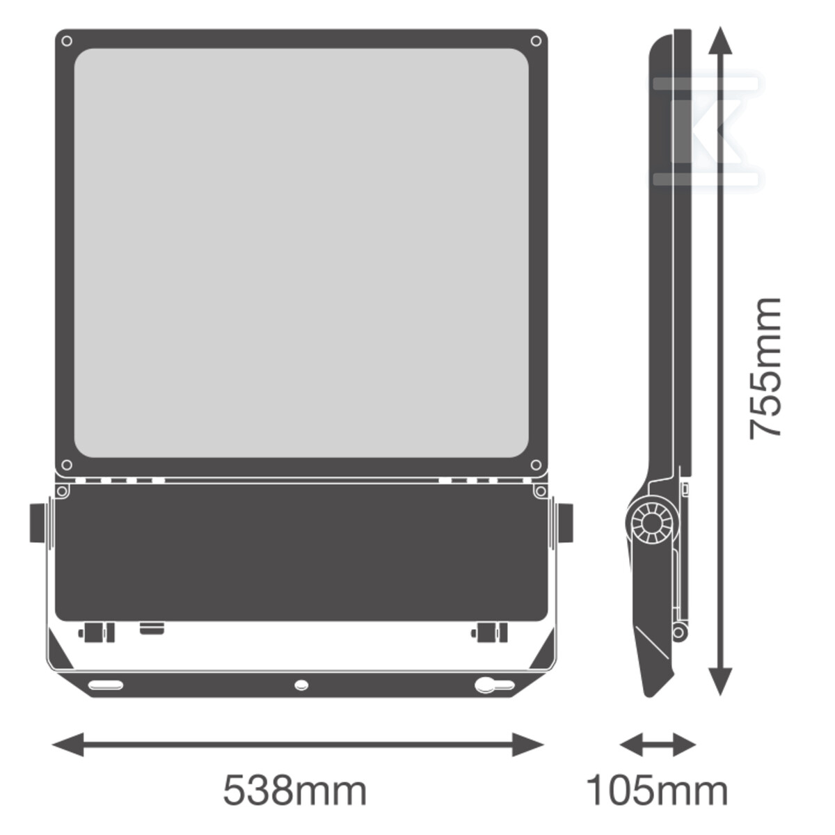Naświetlacz dużej mocy FL FLEX P 450W - 4099854373862