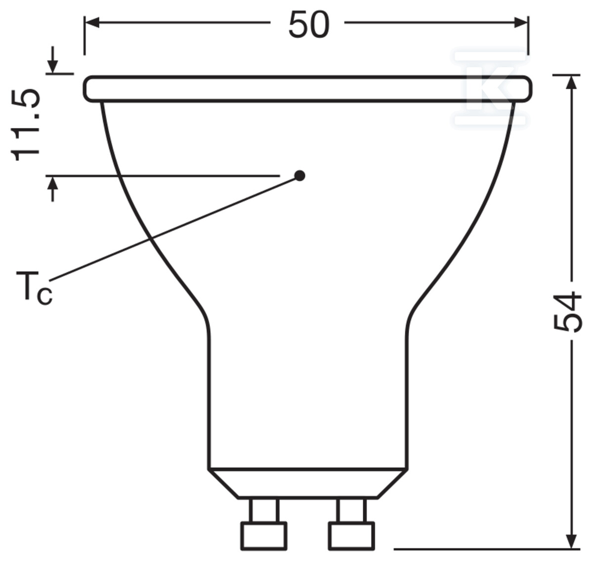 Żarówka LED PAR16 DIM P 3.7W 930 GU10 - 4099854457548