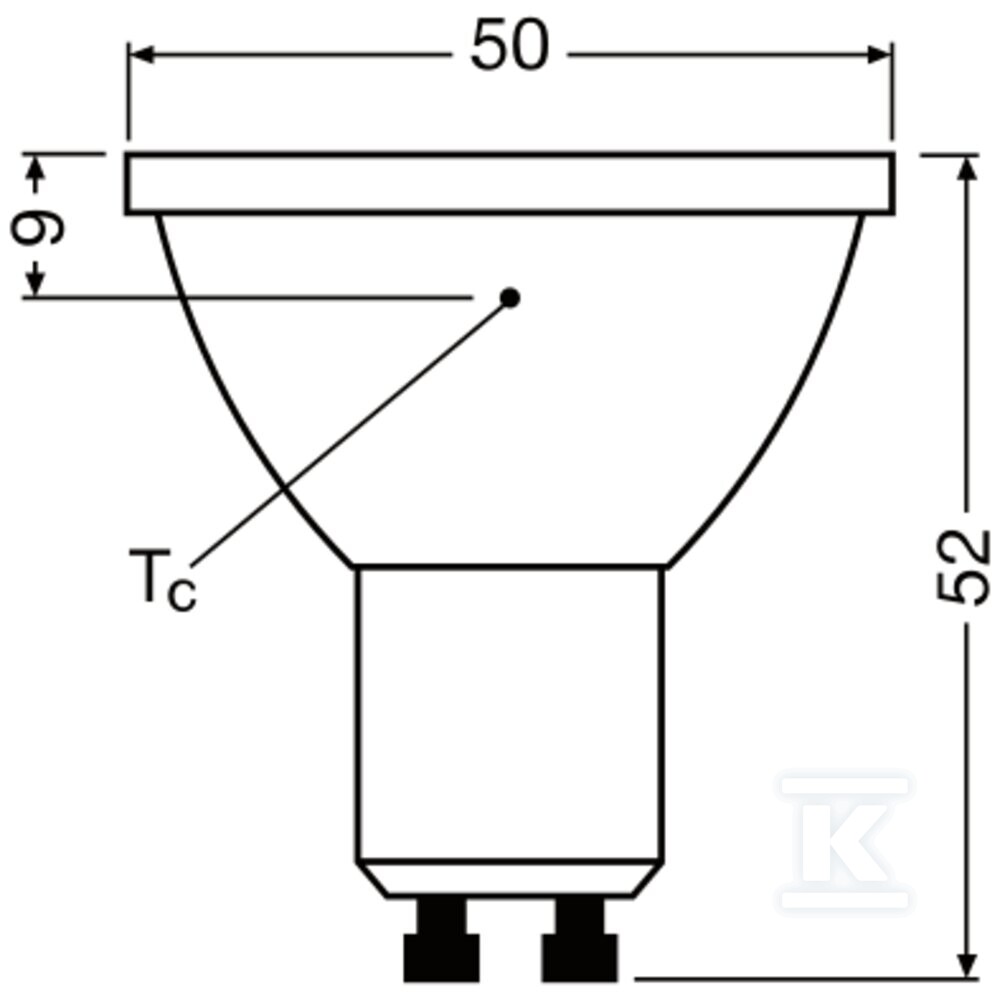 Żarówka LED PAR16 DIM P 6.1W 930 GU10 - 4099854456299