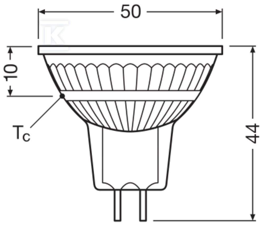 Żarówka LED MR16 DIM S 2.2W 927 GU5.3 - 4099854455957