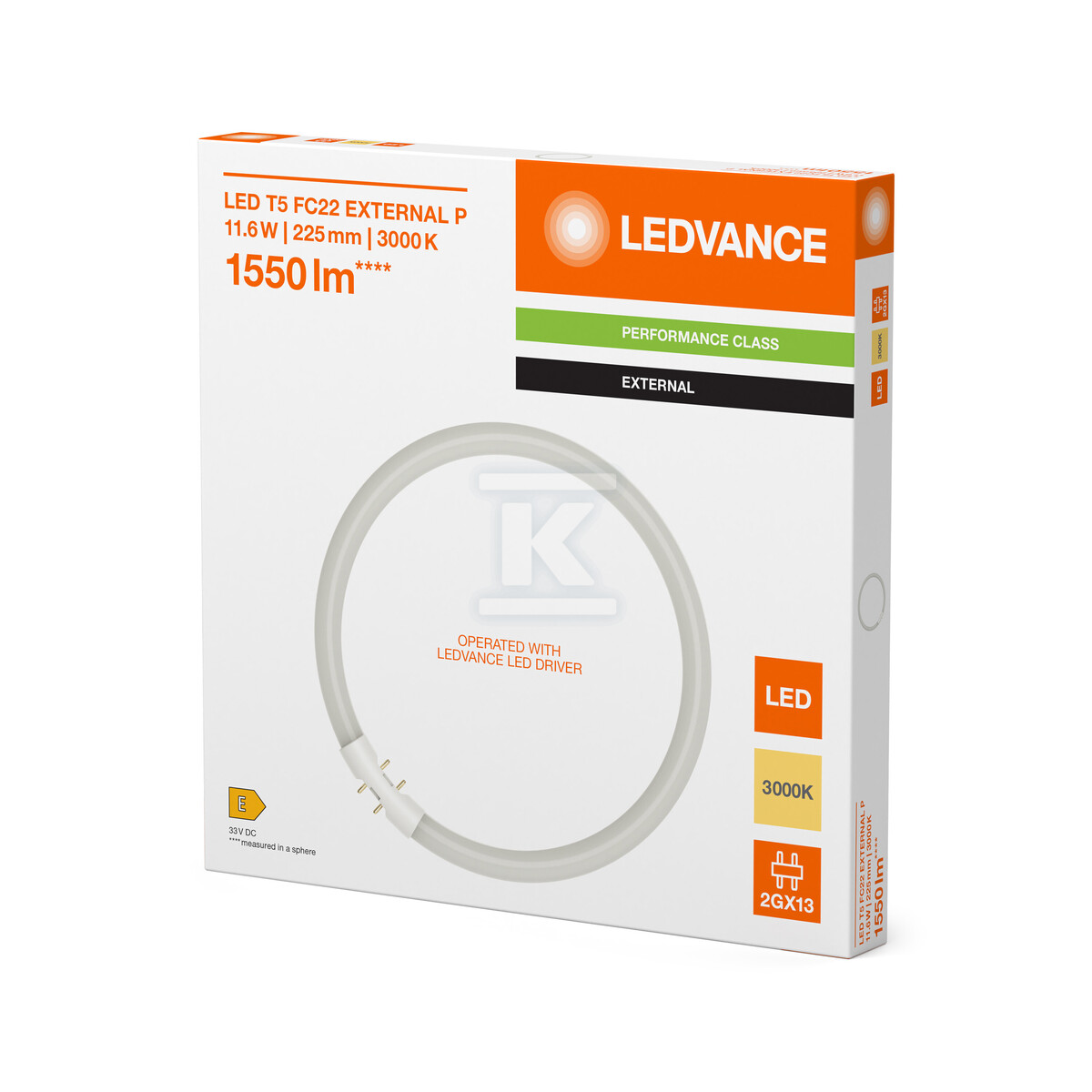 LED лампа T5 FC EXTERNAL P 11.6W 830 - 4099854300806