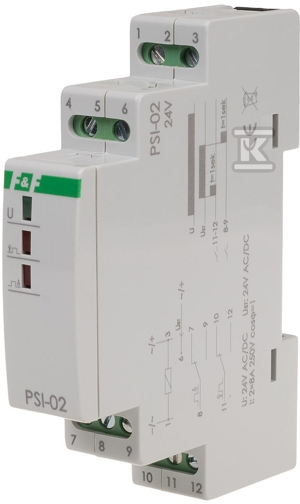 Převodník signálu PSI-02, 24VAC/DC, - PSI-02-24V