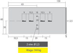 Foot plate u-130