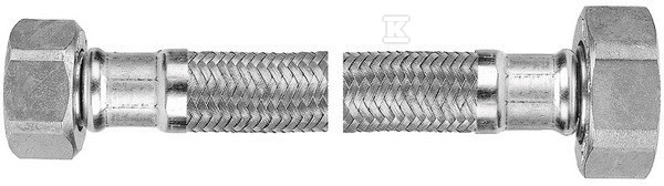 Шланг сталевий в оплітці L-100 см 1/2" - PWS78