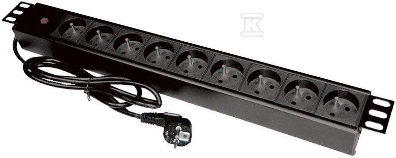 19 "power strip socket 9 x CEE 7/5 CEE - PZ091U3M