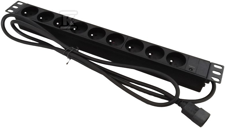 Power strip 19 "socket 9 x CEE 7/5 plug - PZ09UC20