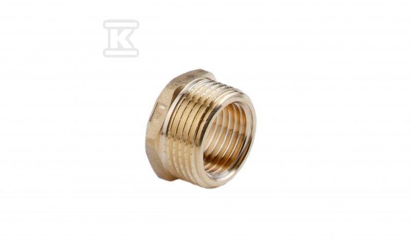 Brass reduction 3/4"x1/2" yellow - R03Z