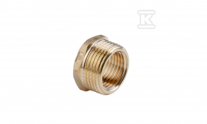 Mosadzná redukcia 5/4"x3/4" žltá - R09Z