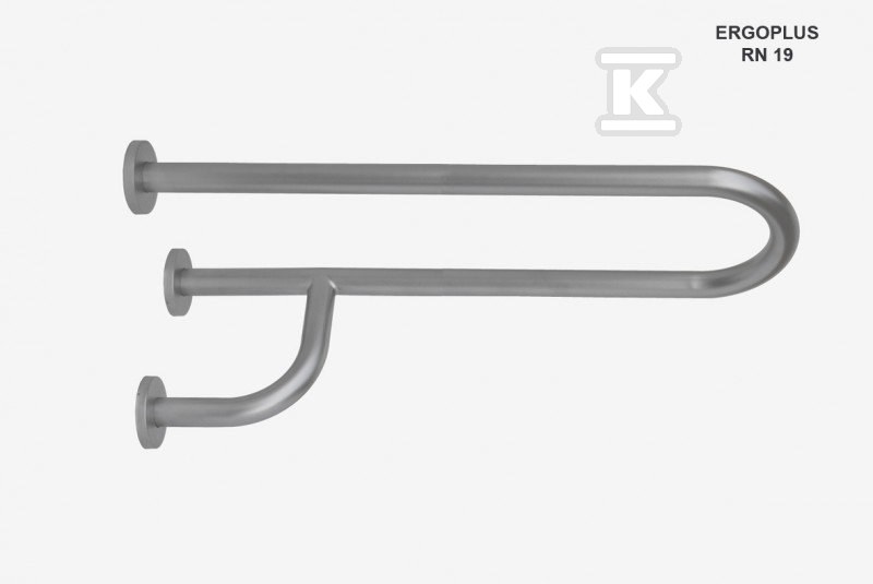 Poręcz kątowa Ergoplus, 80 cm, wersja - RN19P