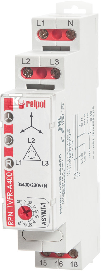 Dohledové relé RPN-1VFR-A400 - 864373