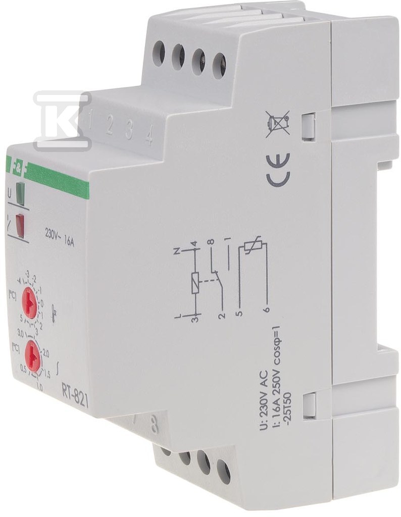 RT-821 Temperaturregler mit Sonde im - RT-821