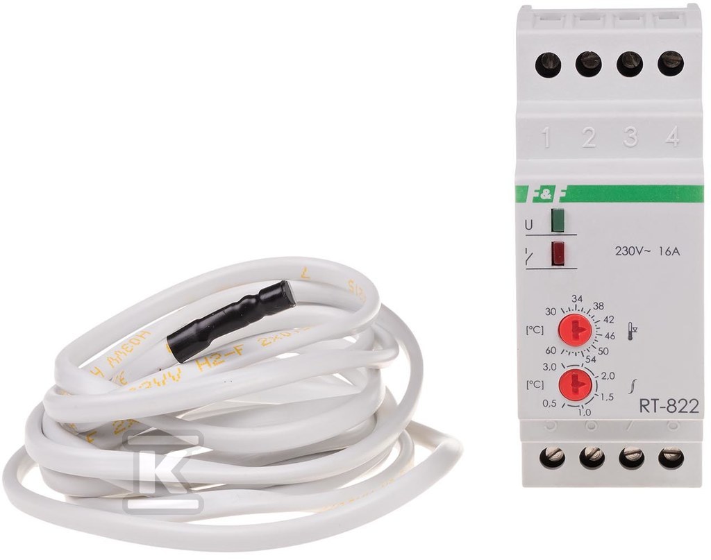 RT-822 Temperaturregler mit Sonde im - RT-822