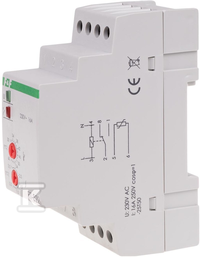 RT-822 Temperaturregler mit Sonde im - RT-822