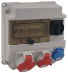 Розподільна коробка низької напруги 3F-16 A, 1F-16 A, LOP, 2x4X16A, 3x16A ROS7\I-54