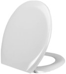 Click-Speed MONT BLANC toilet seat white, soft-close, made of duroplast