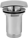 QUADRO drain valve for wash basins with overflow, chrome