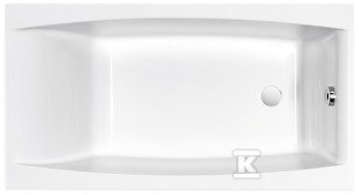 Rectangular bathtub VIRGO 140x75 - S301-047