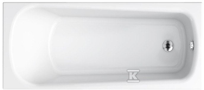 NAO 160x70 rectangular bathtub - S301-243