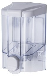 Liquid soap dispenser 0.5l JET - S500PGWT