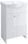 SATI CERSANIA 60 set white (cabinet + washbasin)