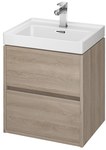 CREA 50 washbasin cabinet, oak