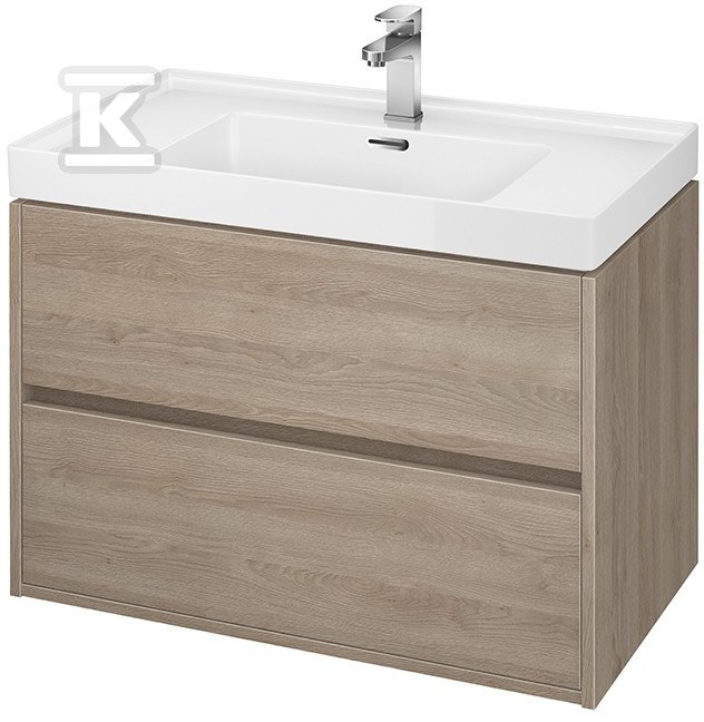 CREA 80 washbasin cabinet, oak - S924-009