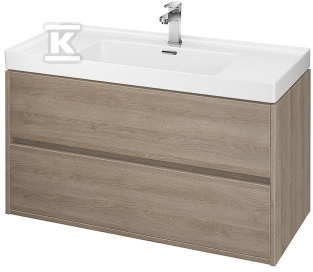 CREA 100 washbasin cabinet, oak - S924-011