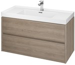 CREA 100 washbasin cabinet, oak