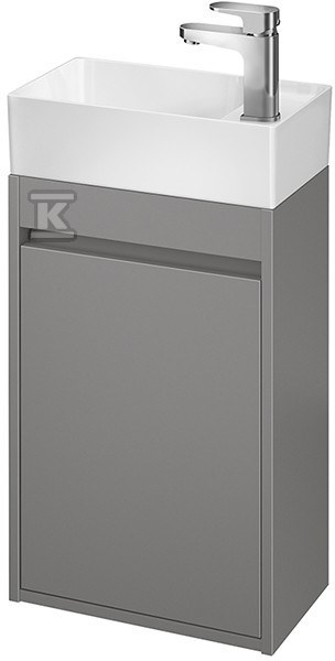 CREA 40 washbasin cabinet gray matt - S924-014