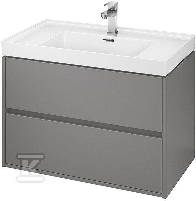 CREA 80 washbasin cabinet gray matt - S924-017