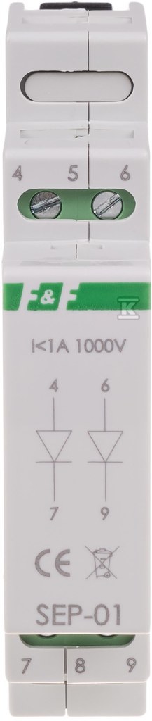 SEP-01 input signal separator, 1A - SEP-01