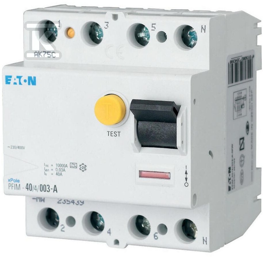 PFIM-40/4/003-A-MW RCD 10kA, In=40A, - 235439