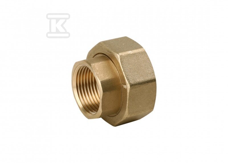 Half union for pump 6/4"x1" brass 1 set - SG18