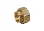 Half union for pump 6/4"x1" brass 1 set (2 pcs)