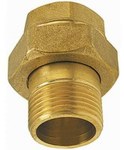 Śrubunek mosiężny 3/4" prosty