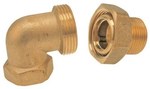 Brass fitting 3/4" angular with O-ring