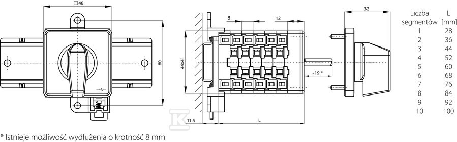 Cam switch 10A, Disconnector 1-0-2 (3 - - SK10-3.8380\BS23