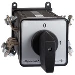 Перемикач кулачковий, 0-1, 3-полюсний, для шинопроводу, ручка чорна з фіксацією SK125-4.4284\BS07