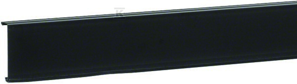 Cover with a soft gasket 20x80, black - SL20080219011