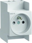 Socket 10/16A, 250V with earth pin