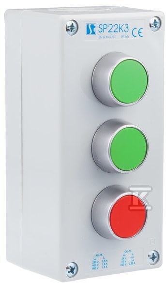 Комплектна касета 3-отворова з приводом - SP22K3\01-1