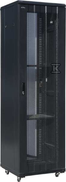 42U 19 "600x1000 server cabinet, front - SS-42U-600-1000-02-C