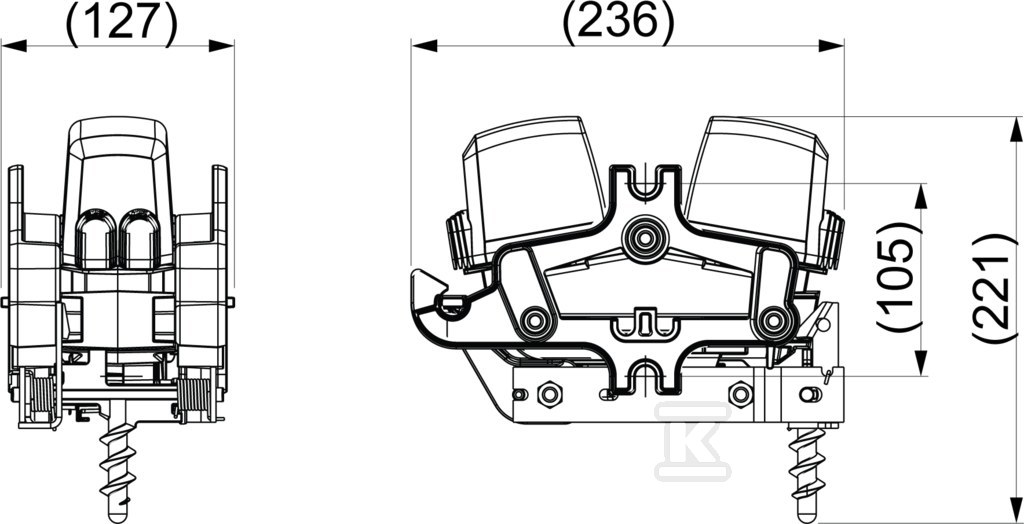 Fuse switch disconnector 1P/160A - SZ160.1