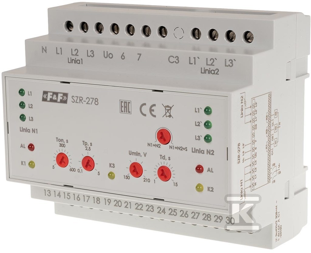 Резервний комутаційний контролер, 3-х і - SZR-278