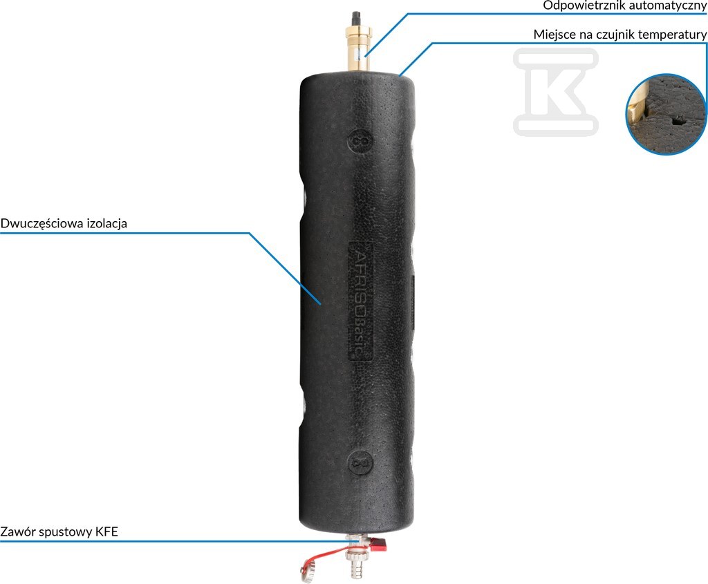 Cuplaj hidraulic izolat BLH 850 cu - 9085010