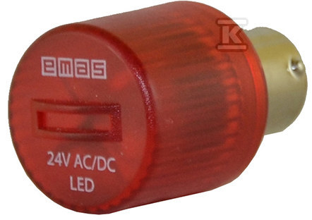 LED діод 24 В AC/DC червоний - T0-IKML024K