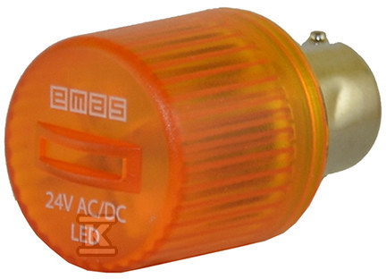 LED діод 24V AC/DC жовтий T0-IKML024S - T0-IKML024S