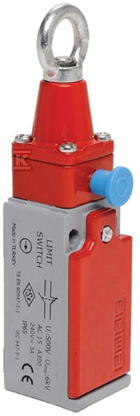 Limit switch in metal housing, 1NC+1NO, - T0-L51K23HUM112