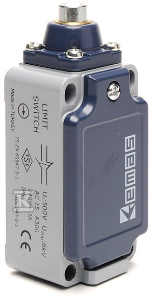 Limit switch in metal housing, 1NC+1NO, - T0-L52K13PUM211